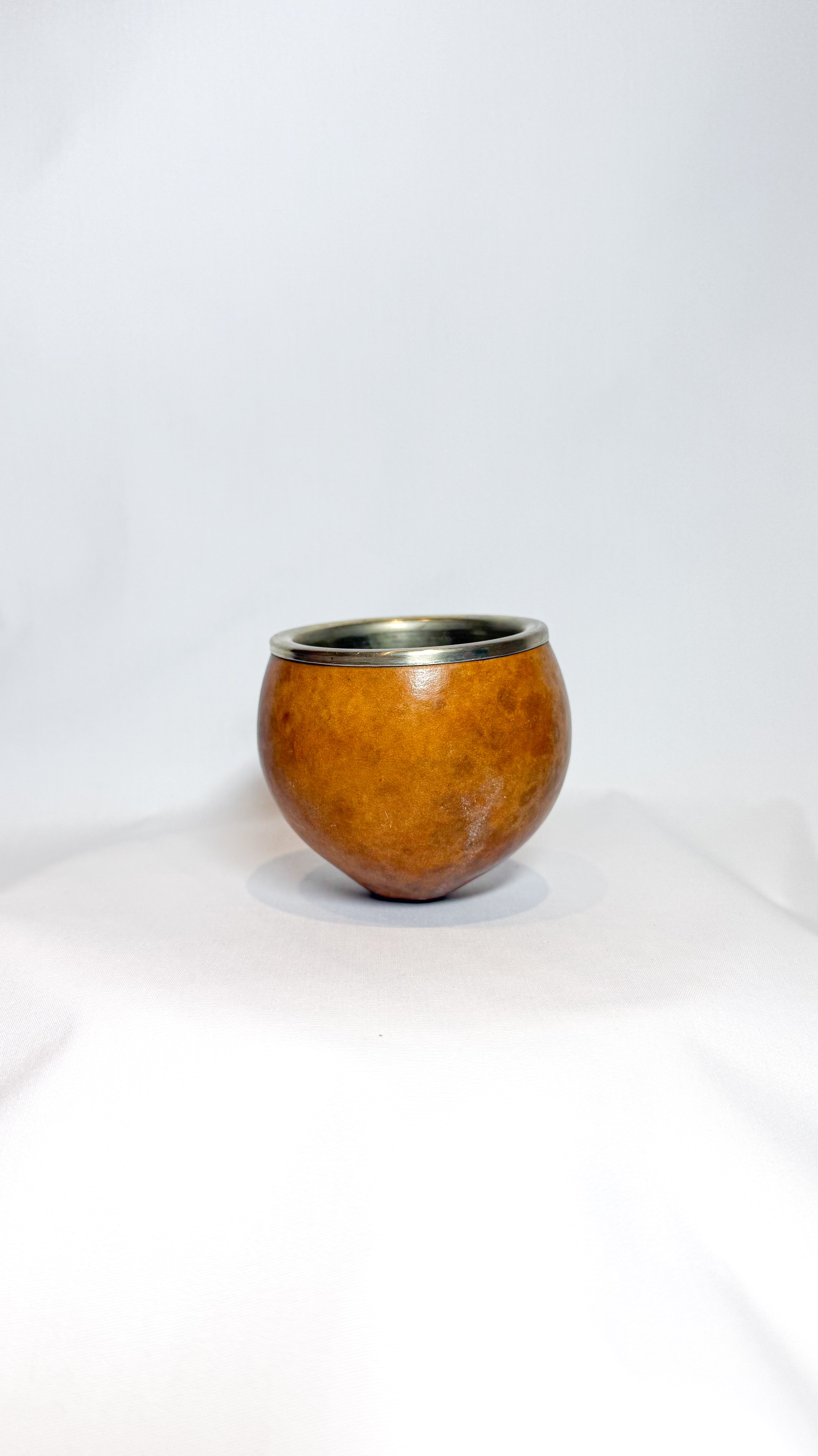 Mate de virola chata de alpaca