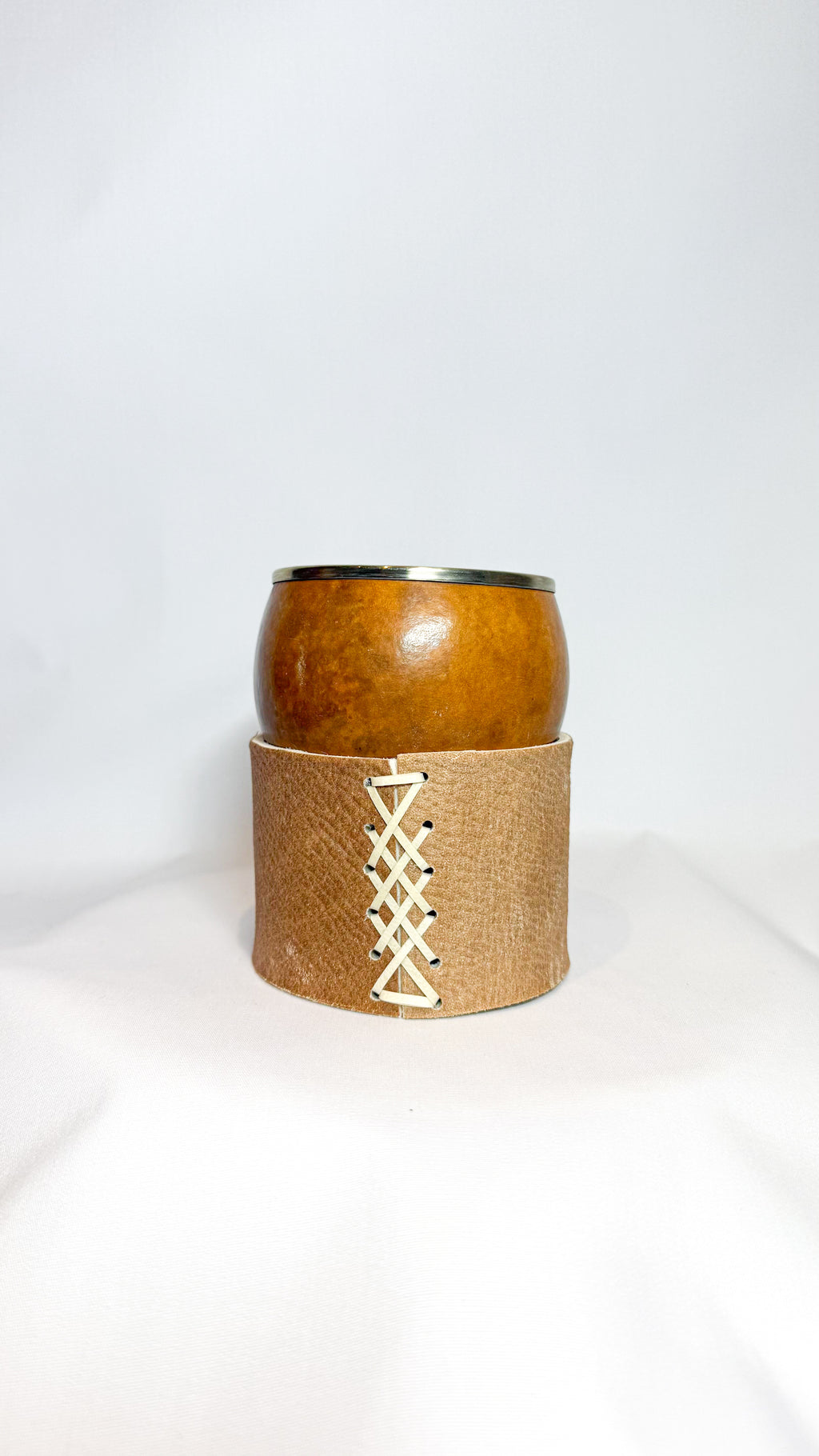 Mate de virola chata de alpaca