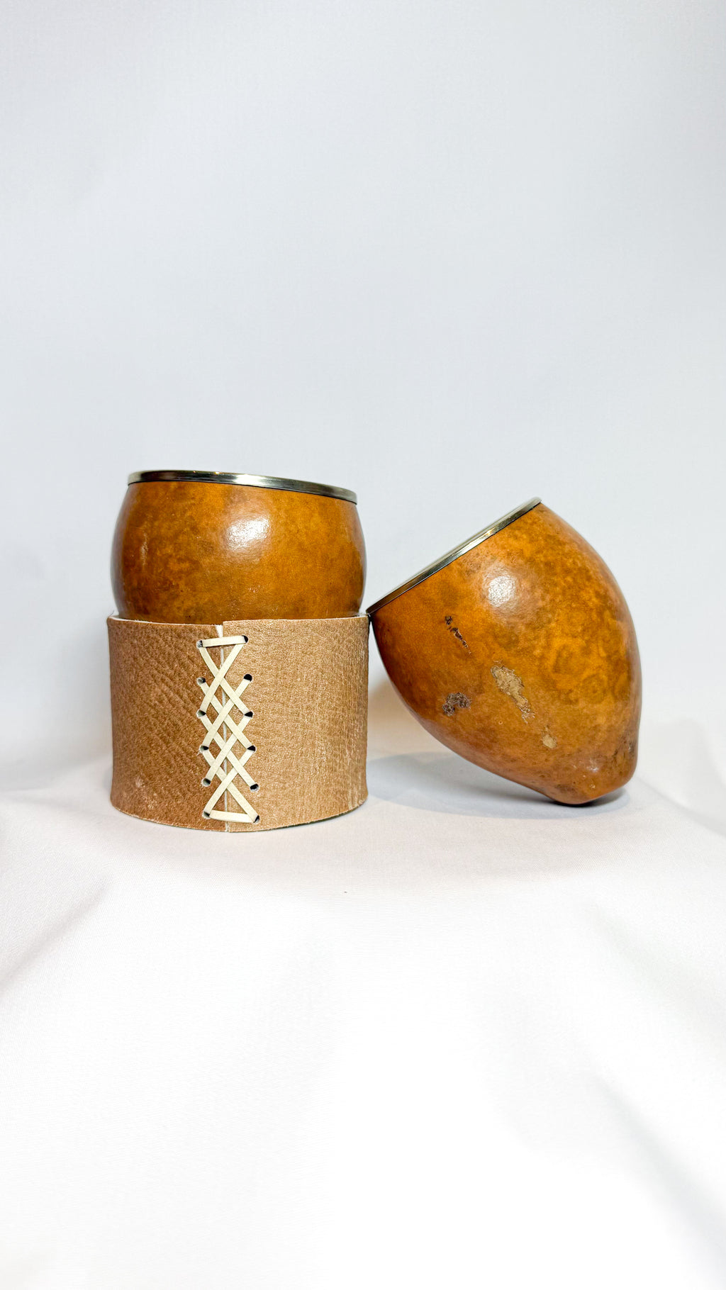 Mate de virola chata de alpaca